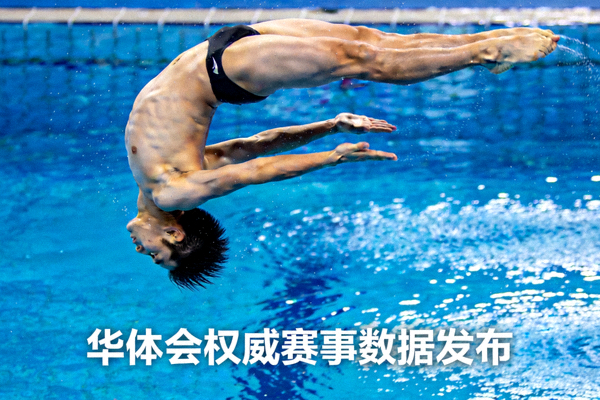 跳水运动员空中翻转的优美姿态 - 华体会权威赛事数据发布